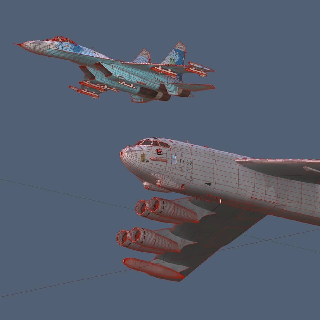 Все в восторге от видео маневра самолета ВСУ вокруг бомбардировщика США. Но это фейк