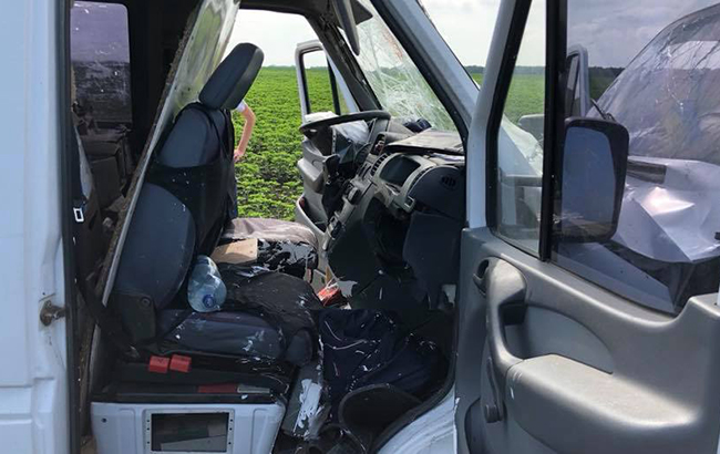 В Одесской области столкнулись маршрутка и грузовик, один человек погиб и еще 9 травмированы