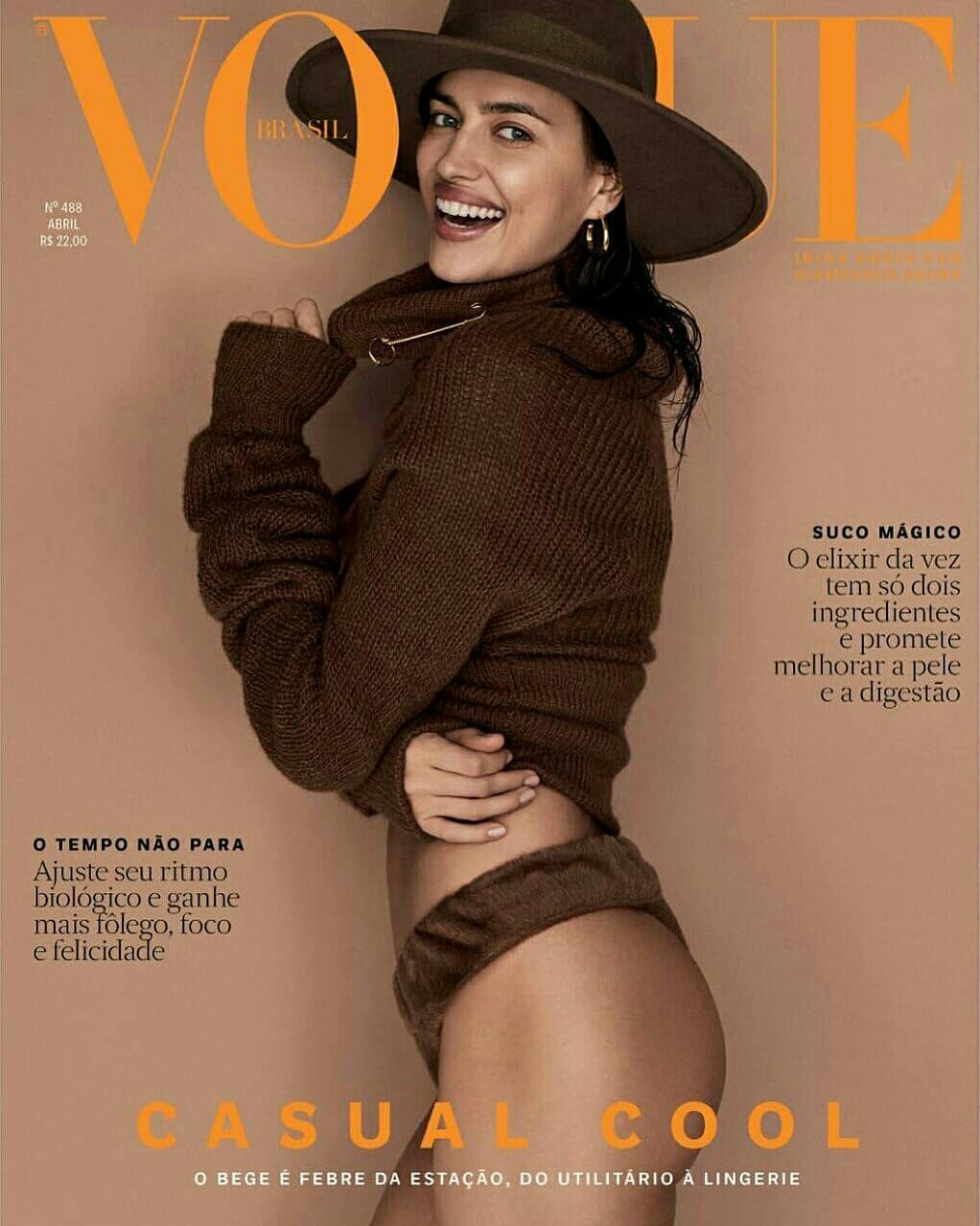 Ирина Шейк на обложке Vogue