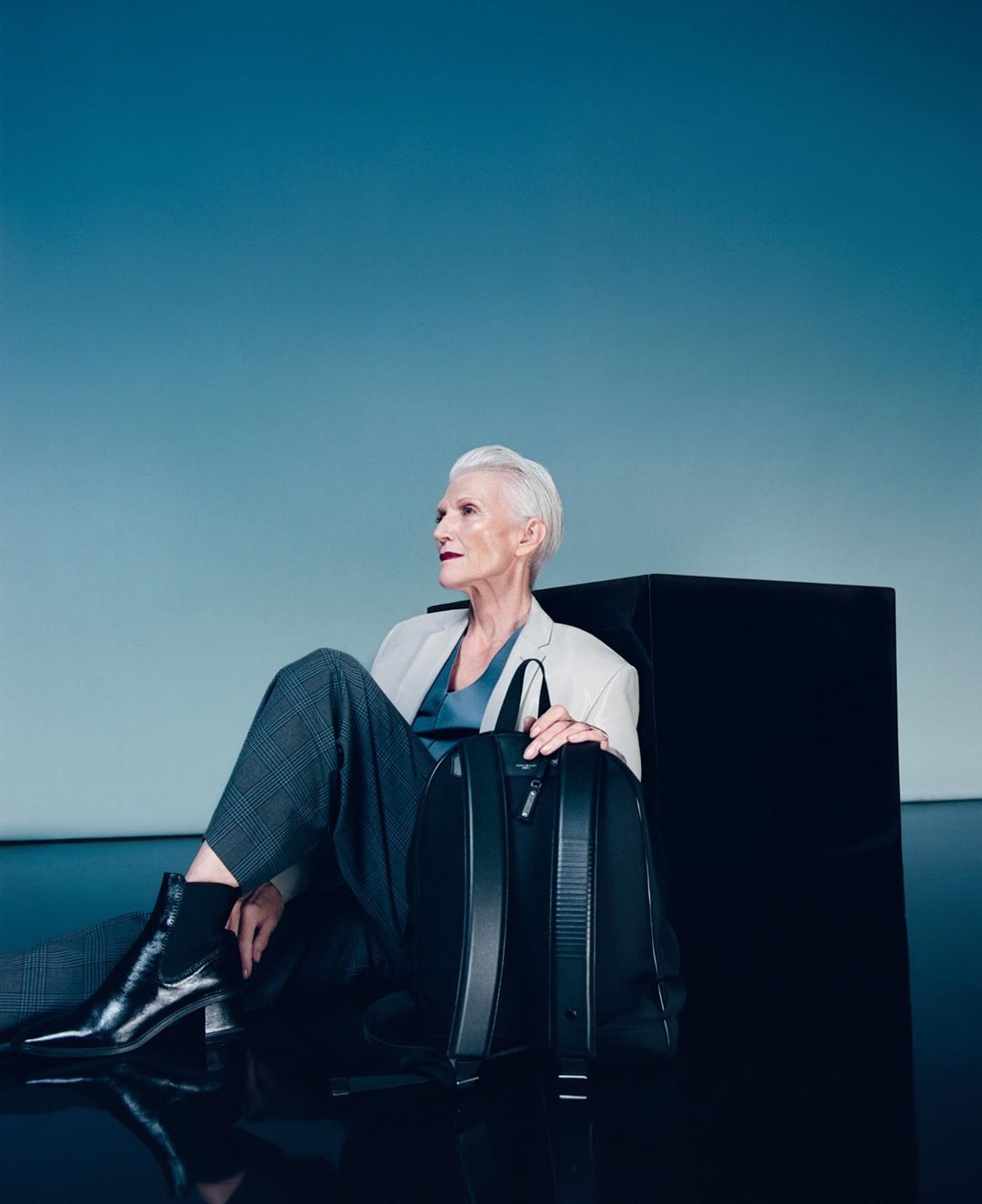 Фотограф з України зняла 71-річну маму Ілона Маска в стильній фотосесії для Google