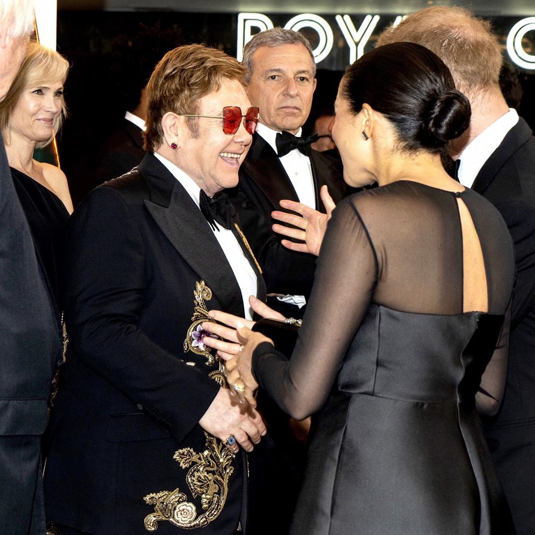 Total black: Меган Маркл встретилась с Бейонсе на премьере фильма в Лондоне