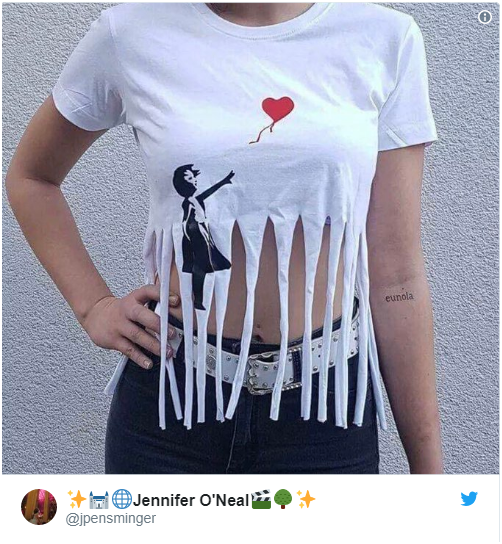 Хэллоуин от Бэнкси: трюк с картиной вдохновил на создание "саморазрушаюшихся" костюмов