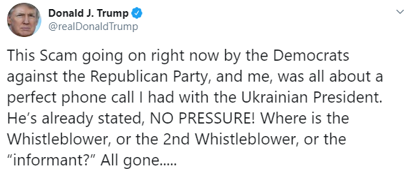 Трамп требует показаний Шиффа из-за скандала со стенограммой