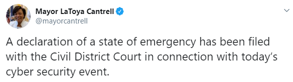 В штате Луизиана объявлен режим ЧС из-за кибератаки