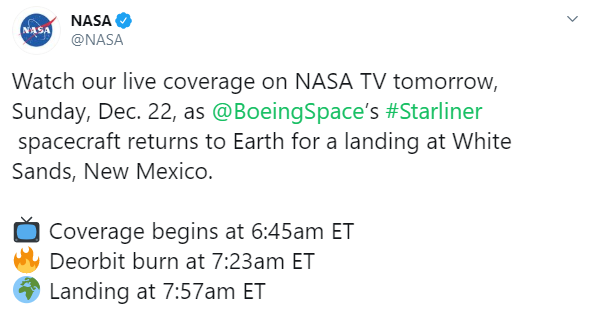 NASA поверне на Землю корабель Starliner після провального випробування