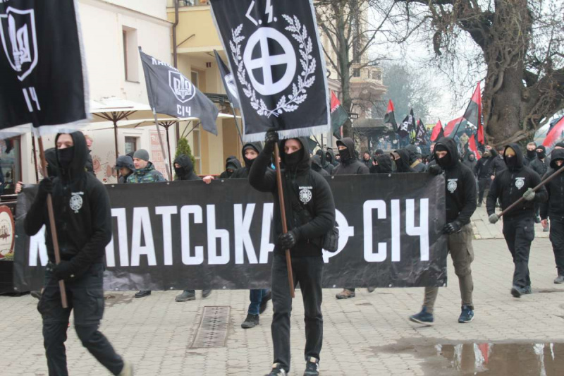 В Ужгороде прошел "Марш славы героев"