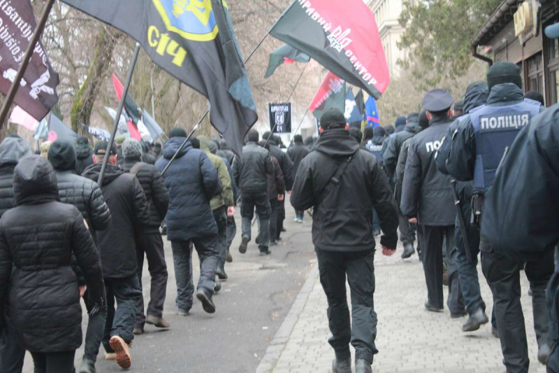 В Ужгороде прошел "Марш славы героев"