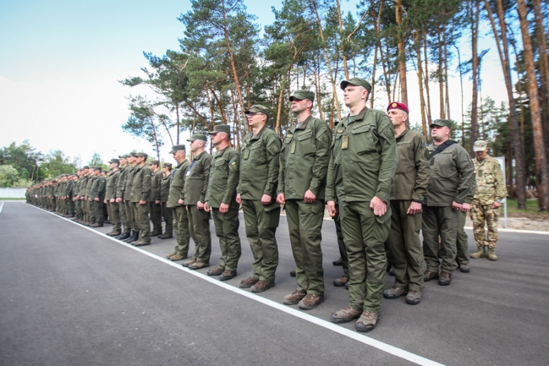 В Киевской области стартовали совместные учения военных Нацгвардии и канадских инструкторов