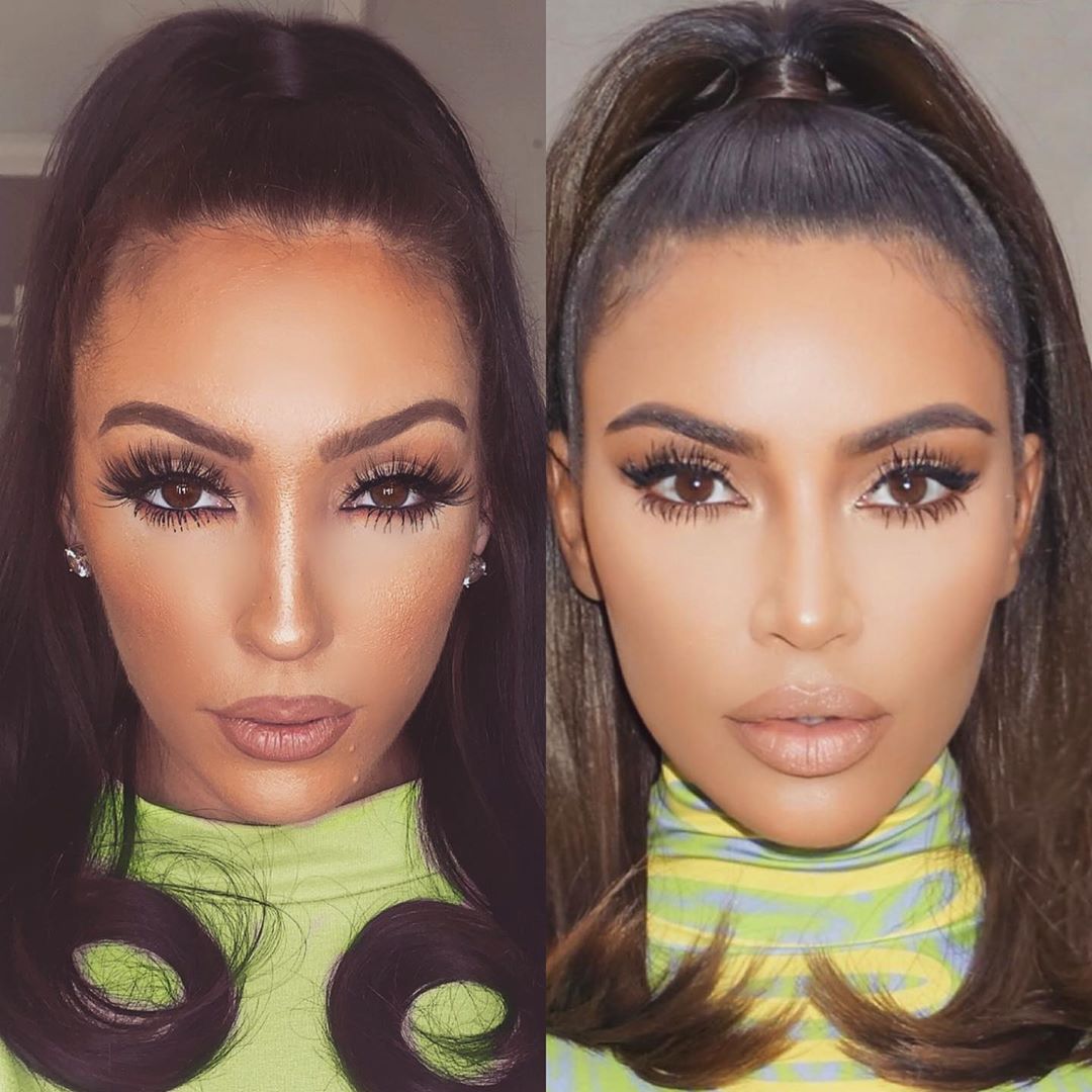Похожа? Двойник Ким Кардашьян покоряет сеть жаркими фото в откровенных нарядах в духе звезды