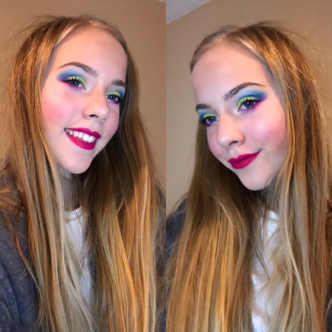 Різнобарвна грайливість: у мережі "сходять з розуму" за макіяжем в стилі 80-х (яскраві фото)