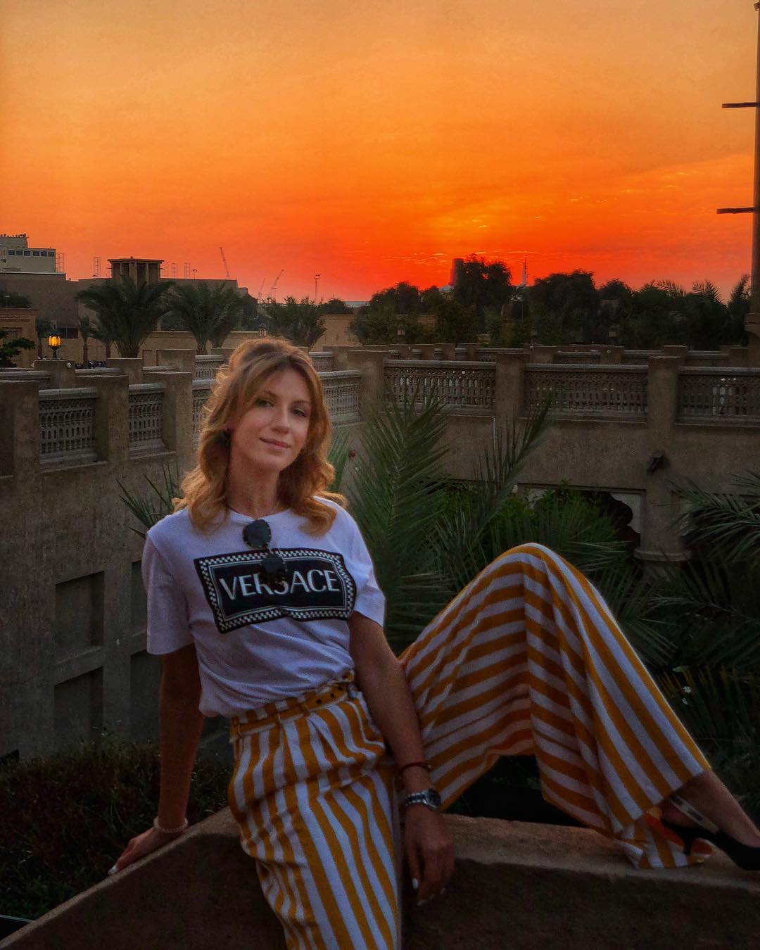 Загадкова Леся Нікітюк в Дубаї