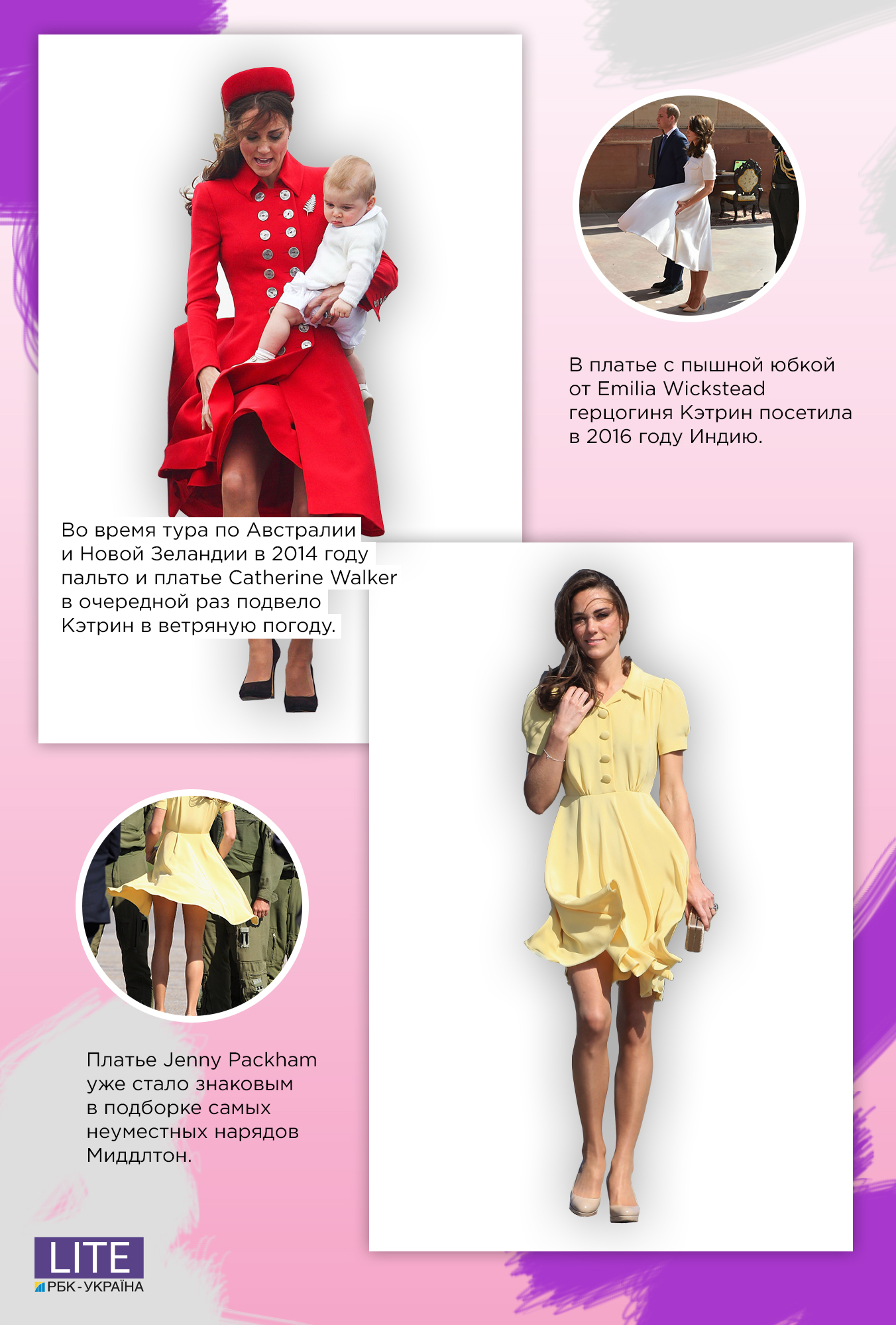 Герцогиня Кембриджская и ветер