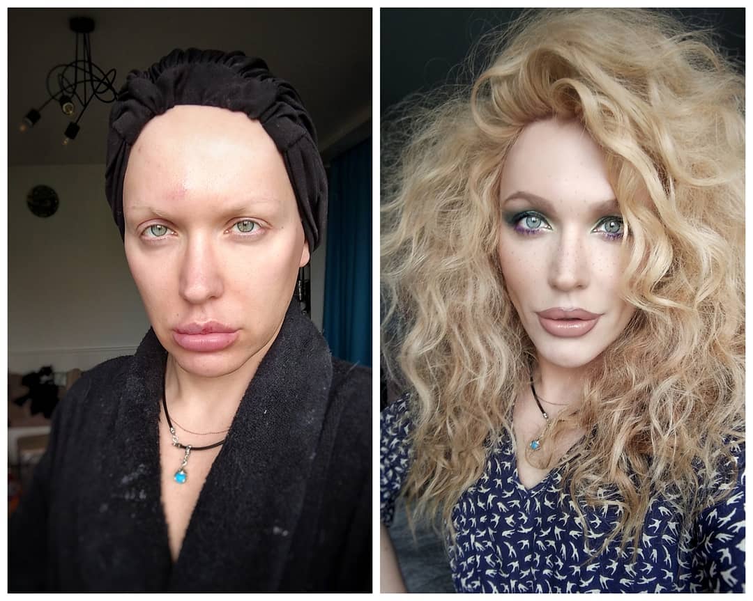 Без укладки и макияжа: травести-дива Монро поразила смелым фото