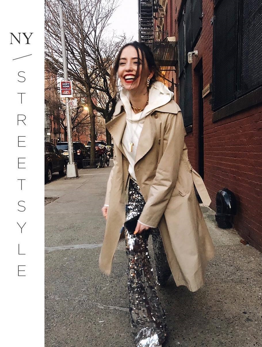 GUCCI и Baginskiy: выбираем лучший образ Дорофеевой на Неделе моды в Нью-Йорке