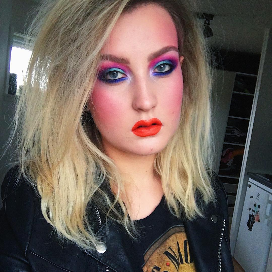 Макіяж в стилі 80-х