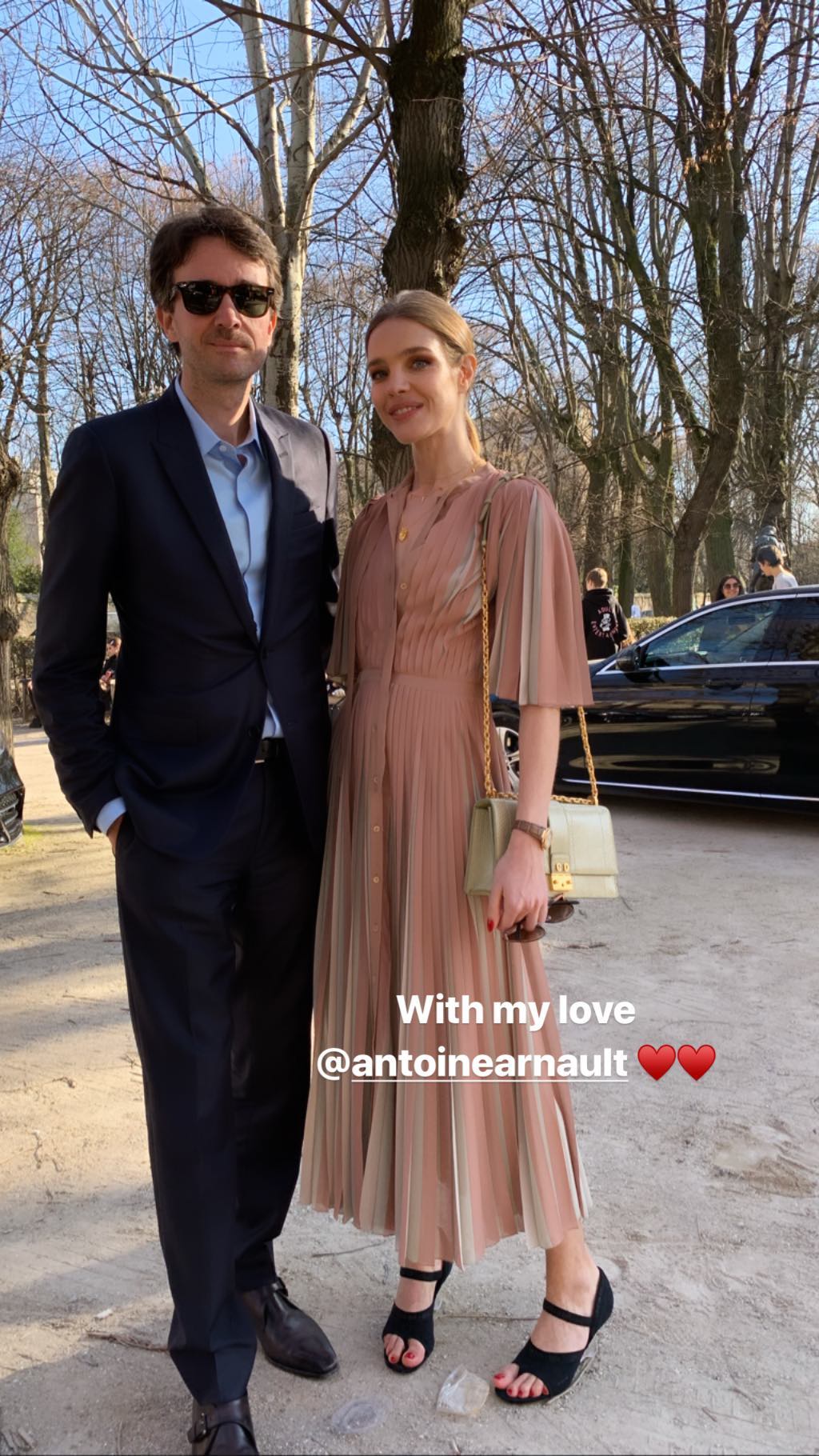 Водянова и Антуан Арно