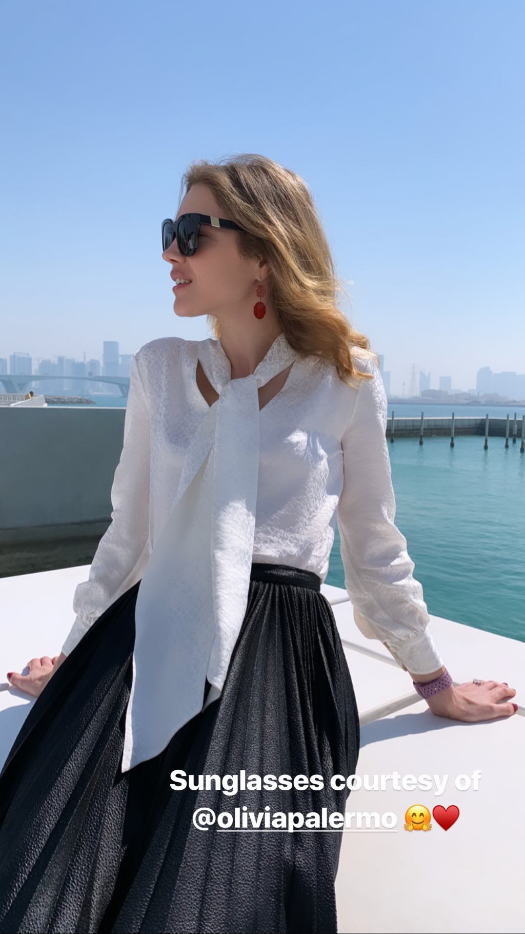 Наталья Водянова в Абу-Даби