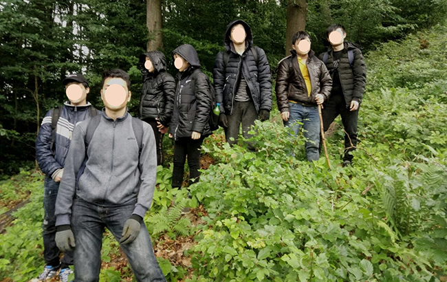 На Закарпатті затримали дев’ятьох нелегалів