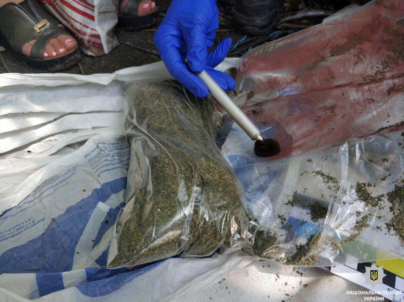 В Кривом Роге в гараже местного жителя обнаружили оружие и наркотики