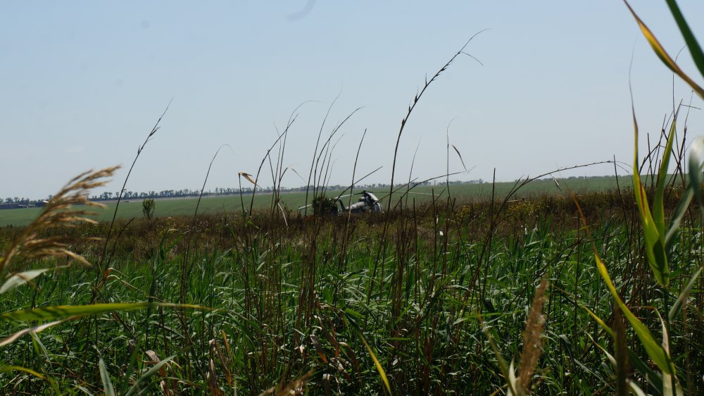 Вертолет ВСУ совершил аварийную посадку в Донецкой области