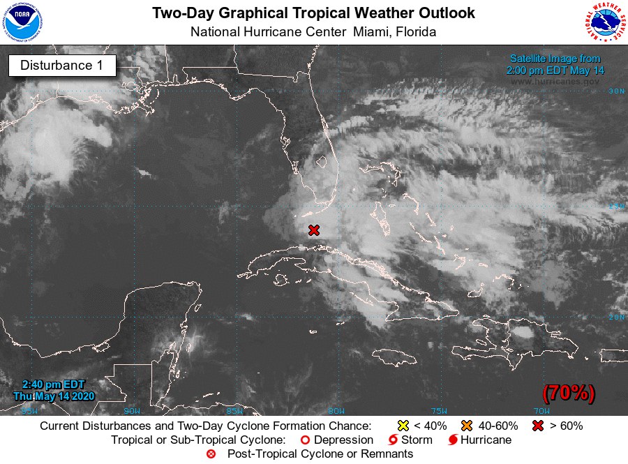На Багамах шторм Исаиас перерос в ураган