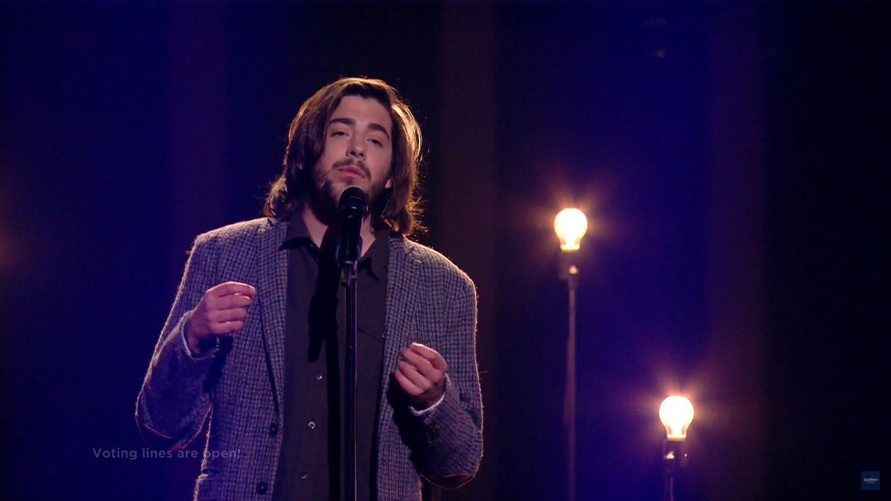 Сальвадор Собрал на сцене Евровидени 2018