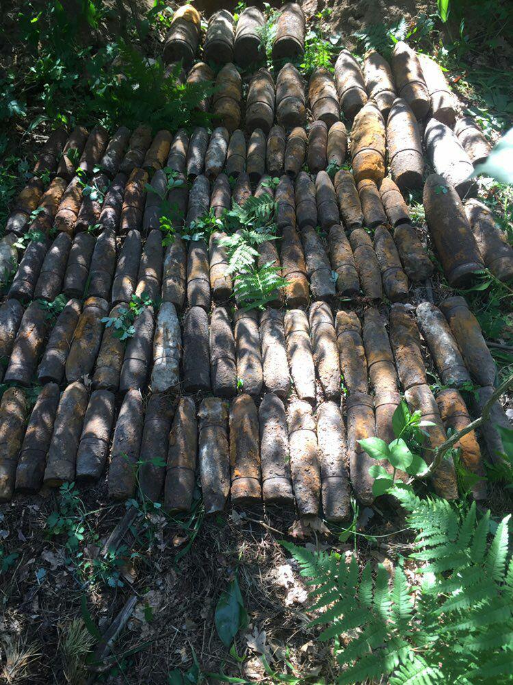 В Киеве обнаружено 114 боеприпасов времен Второй мировой войны