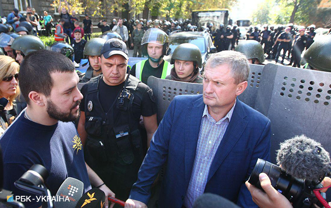 Протесты под Радой: подробности