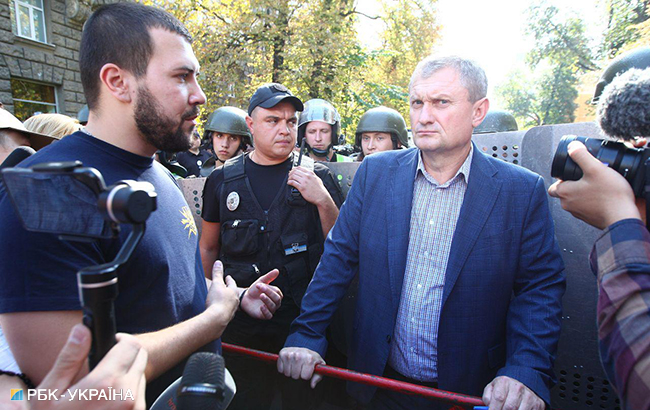 Протесты под Радой: подробности