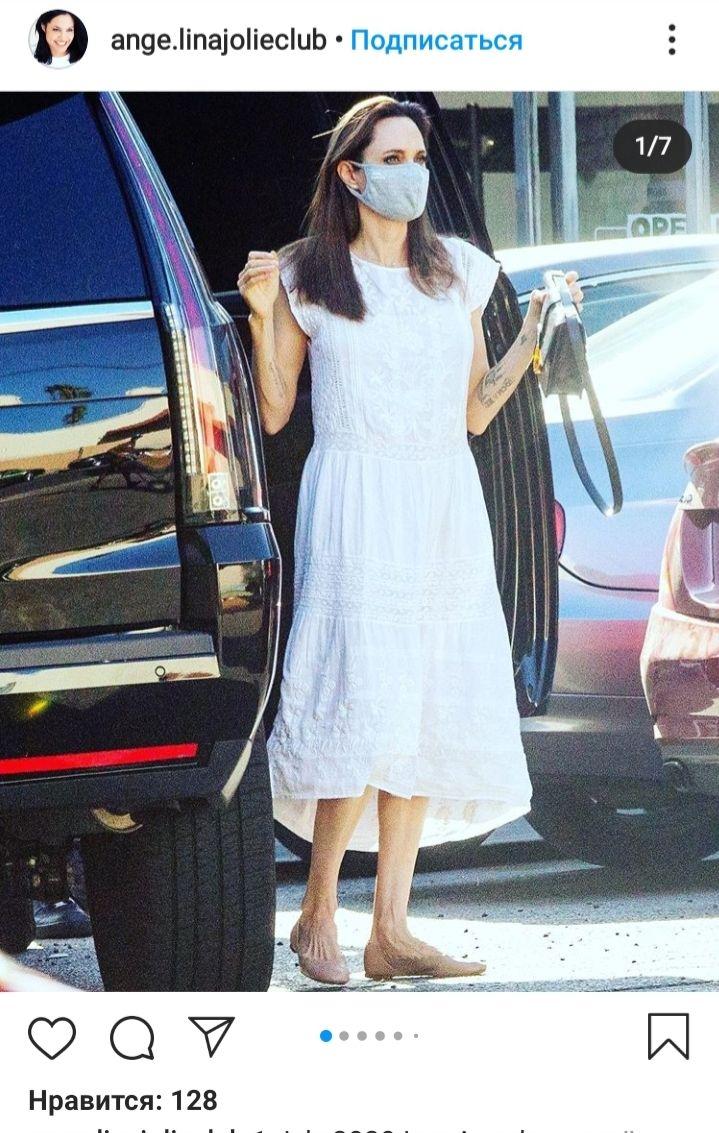 Просто і стильно: Анджеліна Джолі підкреслила струнку фігуру трендовими літніми речами