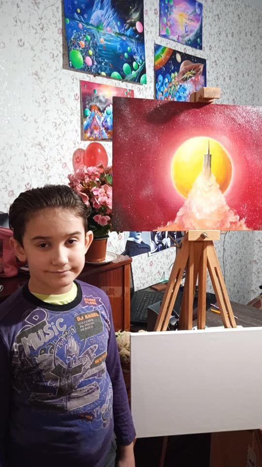 9-річний хлопчик з Бердянська малює як Пікассо