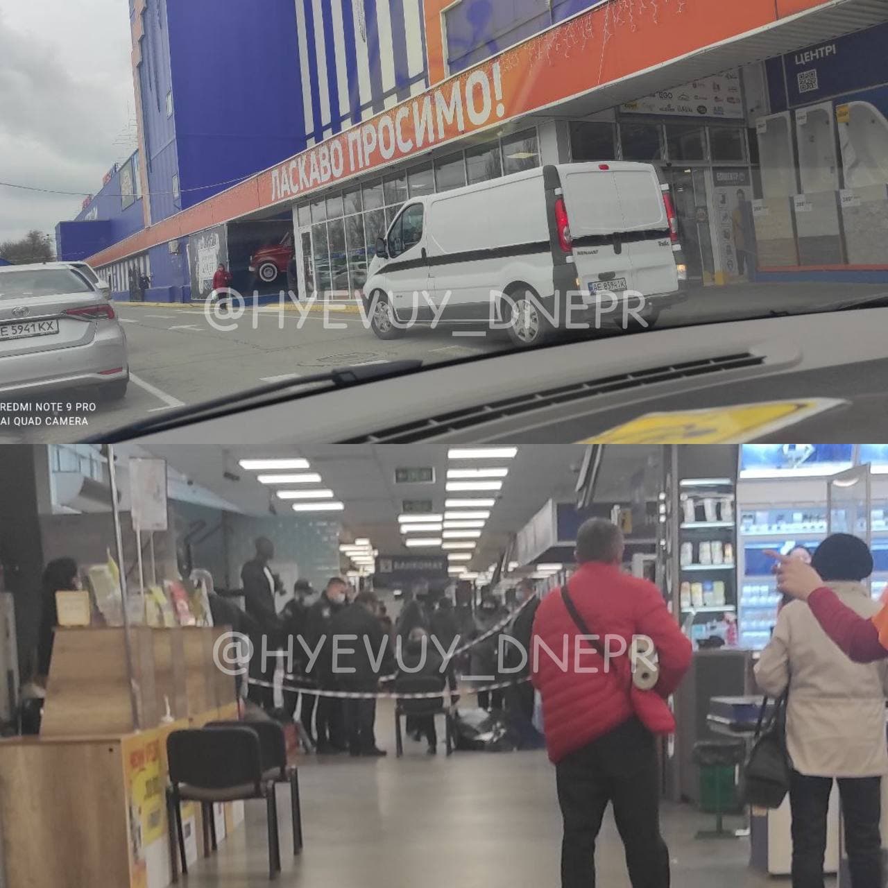 В Днепре внезапно умер мужчина в торгцентре на глазах у посетителей (видео)