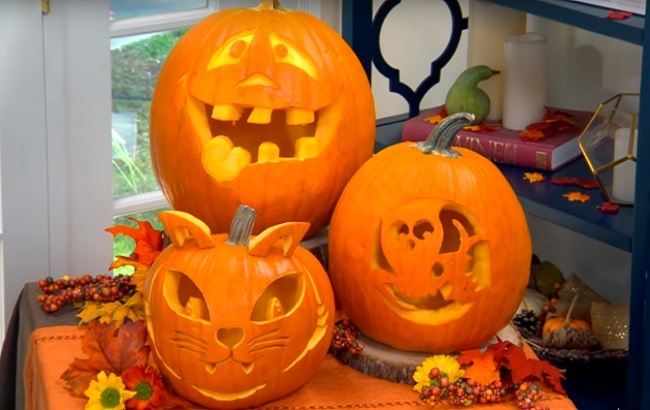 тыквенные мордочки на Хэллоуин