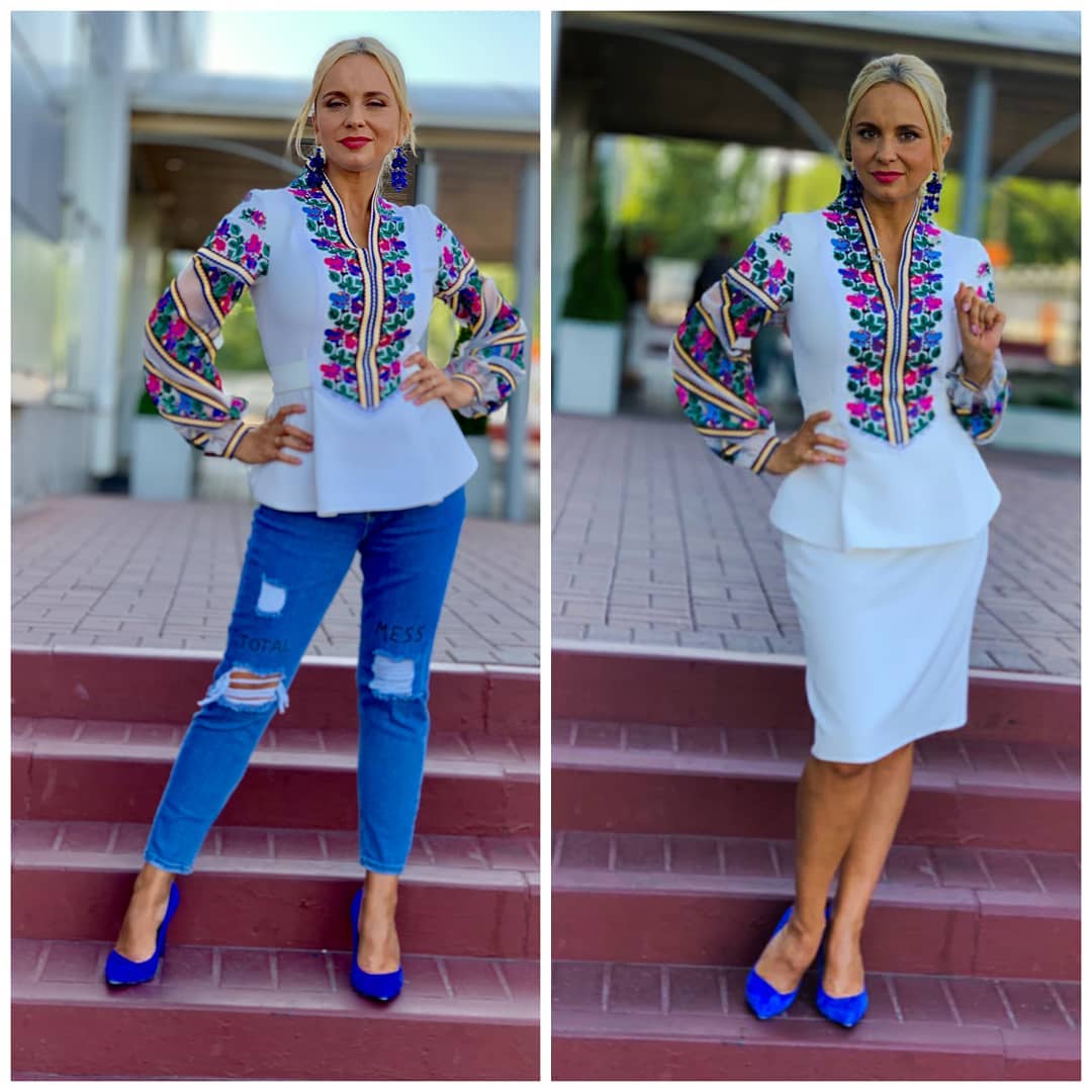 "Произведение искусства": Лилия Ребрик очаровала красотой в изысканной вышиванке