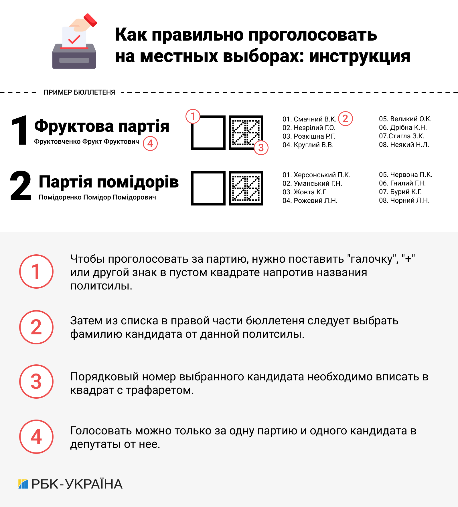 Выборы 25 октября 2020 года: как украинцам правильно проголосовать