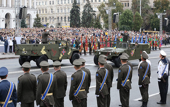 Военный парад в Киеве: онлайн-трансляция