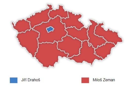 В Чехии подсчитывают голоса в первом туре президентских выборов (обновляется)