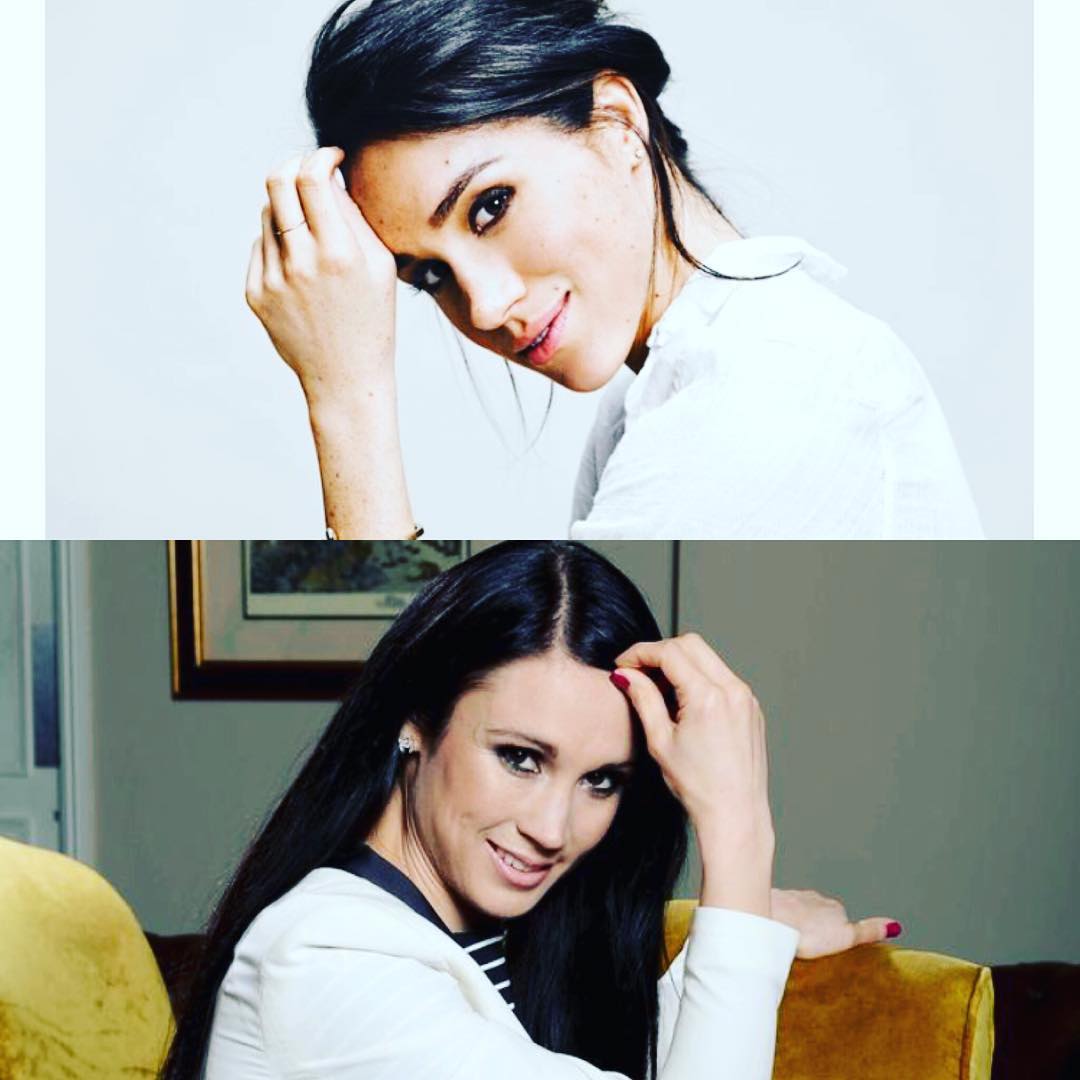 Со своим Гарри и королевой: двойник Меган Маркл грозит стать популярнее герцогини (фото)