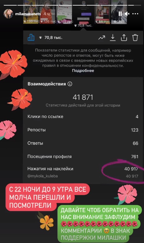 Мать скандальной 8-летней блогерши натравила поклонников дочери на Кулебу в соцсети