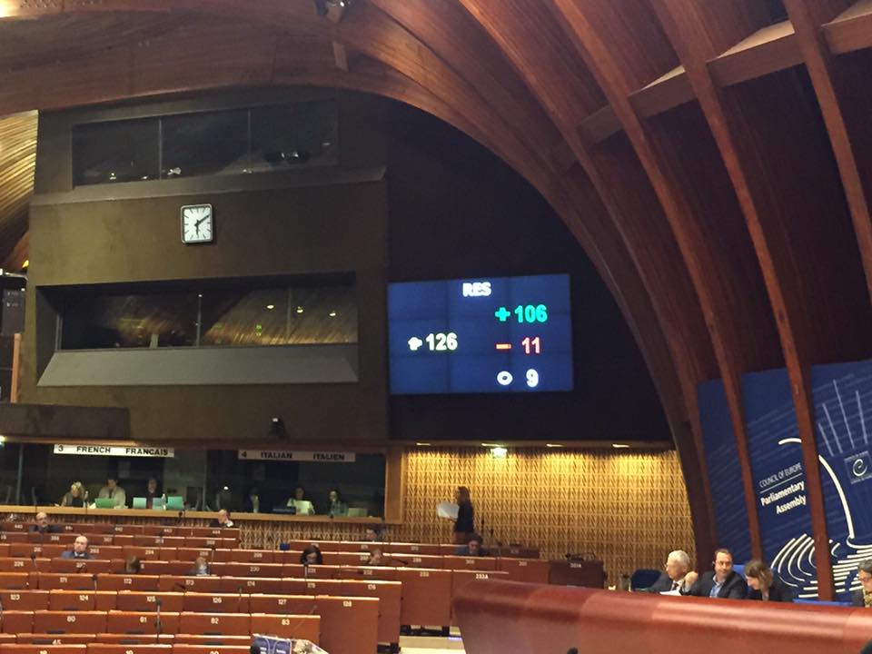 ПАСЕ приняла резолюцию по Украине