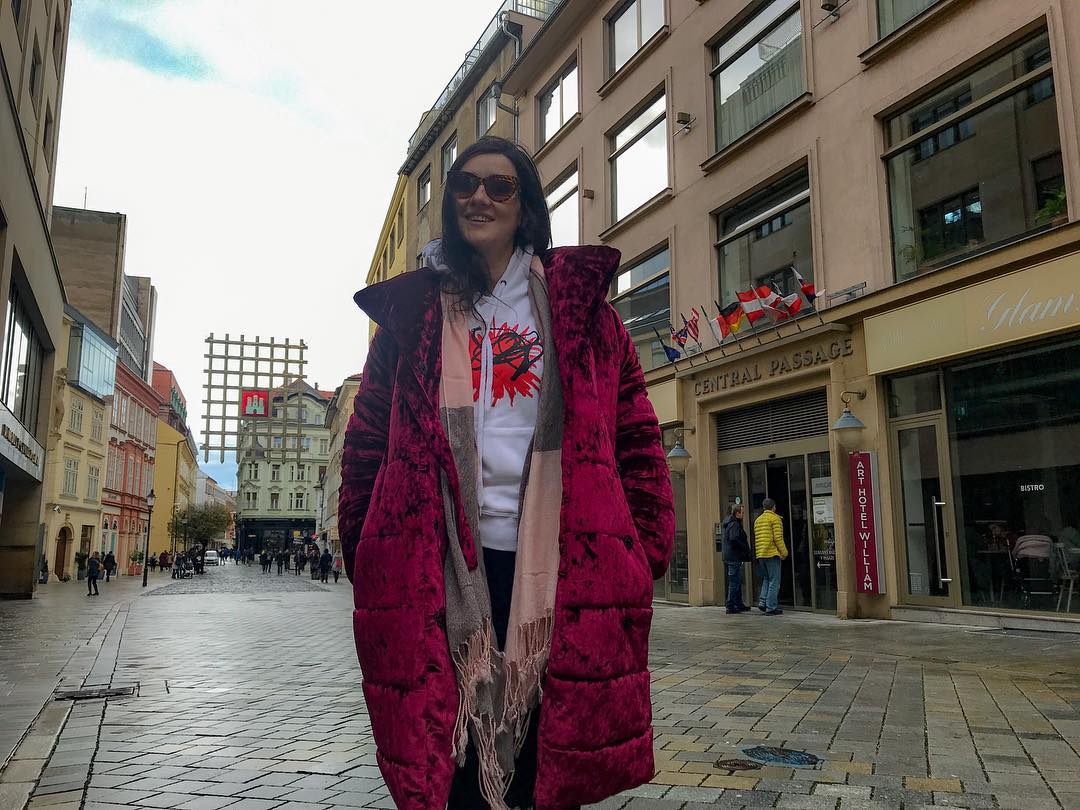 "Ощущение праздника": украинская ведущая показала яркую Вену