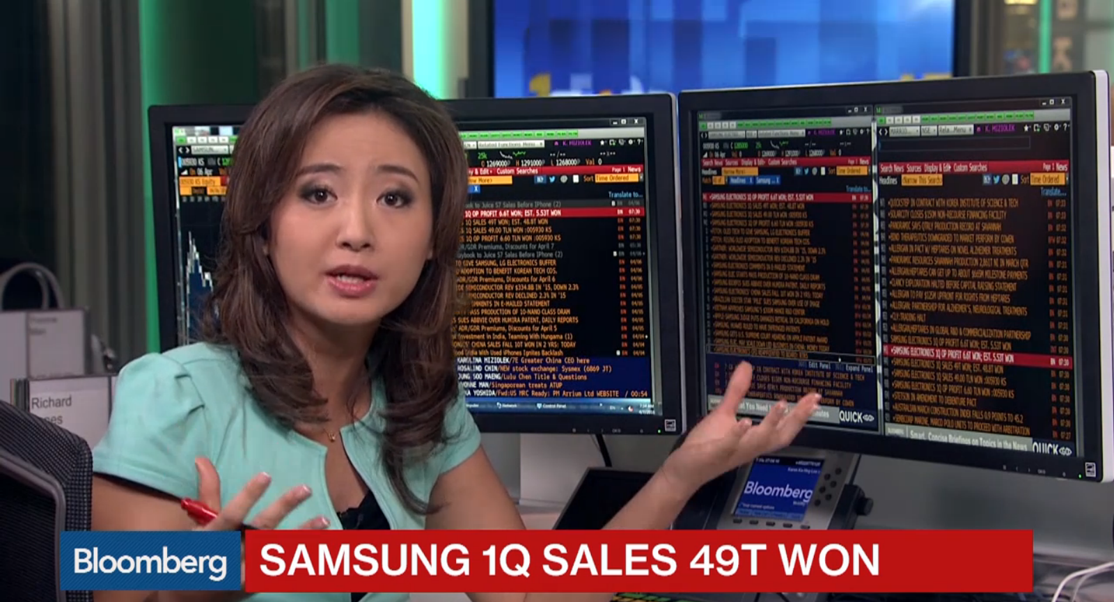 Прибыль Samsung Electronics выросла за I квартал на 13,6% - до 4,6 млрд долларов