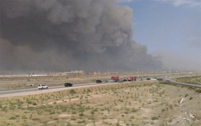 В Азербайджані стався вибух на військовому складі з боєприпасами, є постраждалі