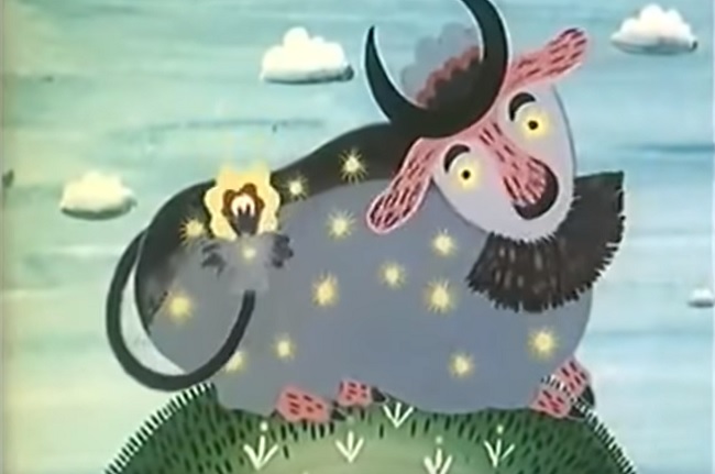 Кадр из передачи "Вечірня казка"