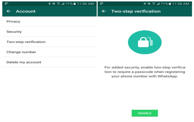 В WhatsApp появилась двухфакторная аутентификация