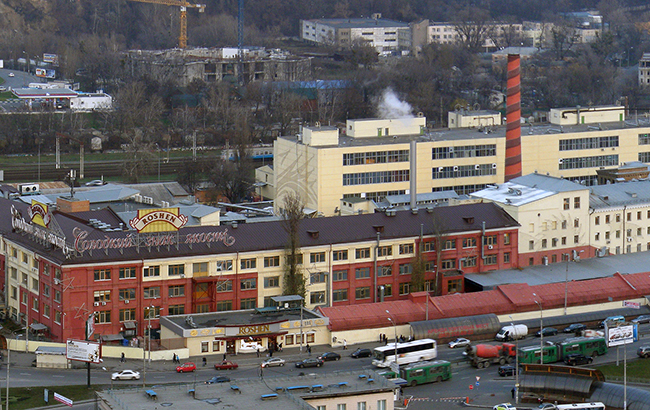 завод Roshen у Києві 