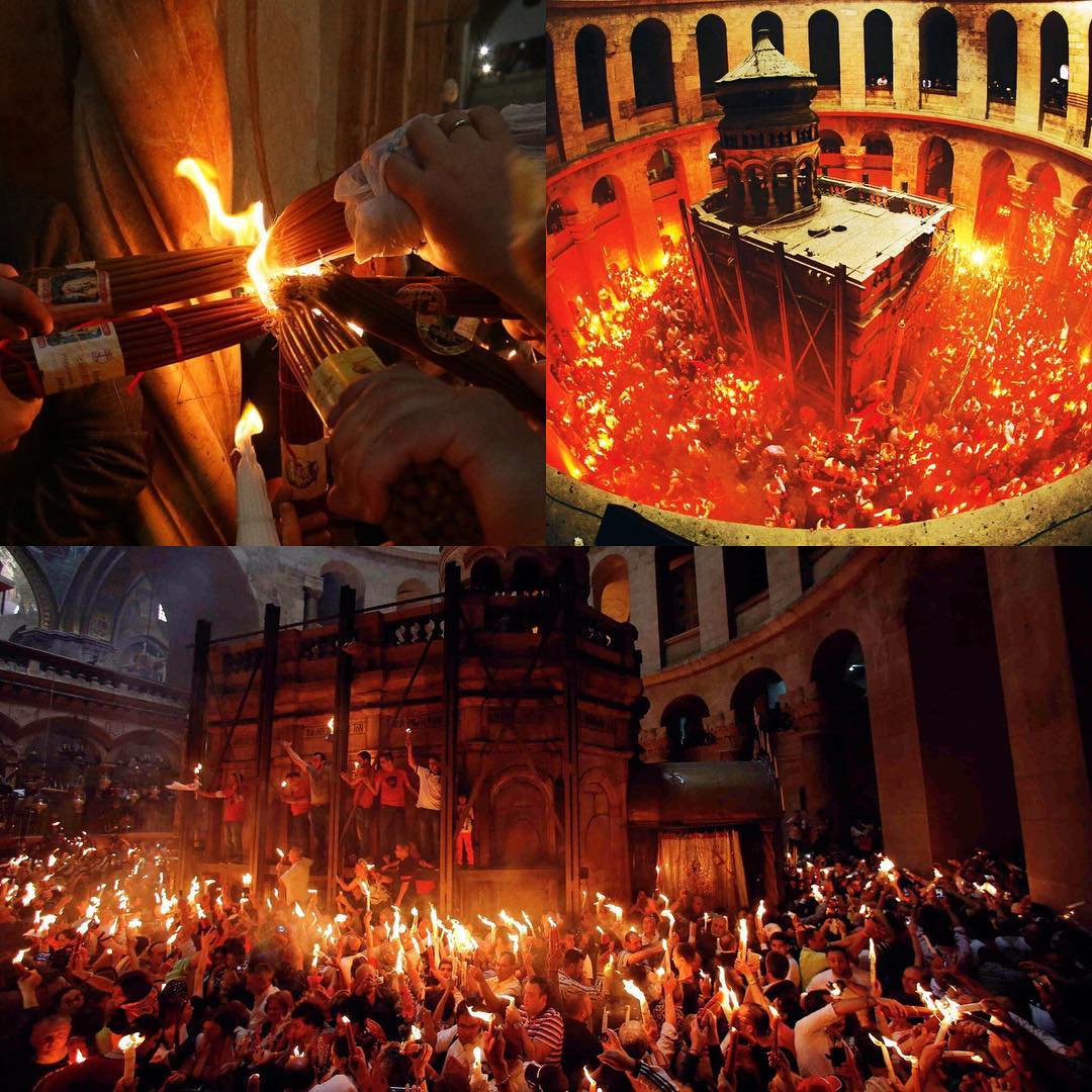 Пасхальное чудо: Благодатный огонь сошел в Иерусалиме (фото, видео)