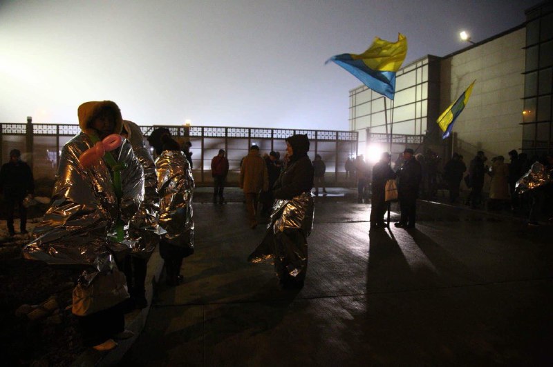 В Киеве встретили освобожденных на Донбассе заложников (фоторепортаж)