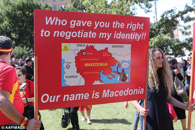 В Македонии снова протестовали против переименования страны