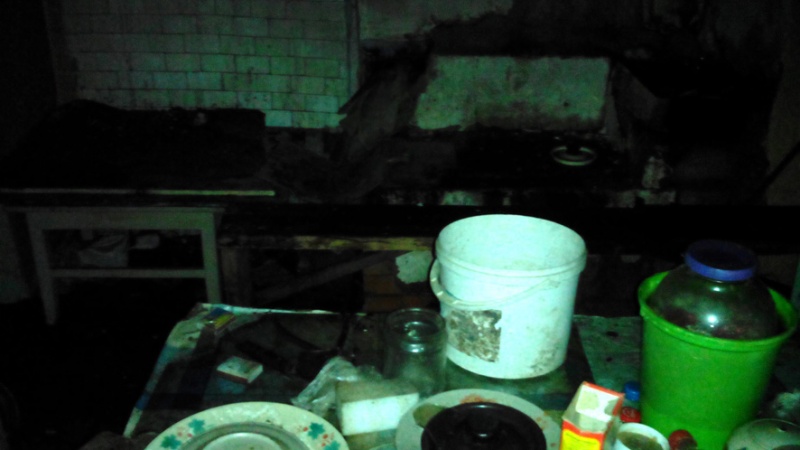 Пожар в Полтавской области